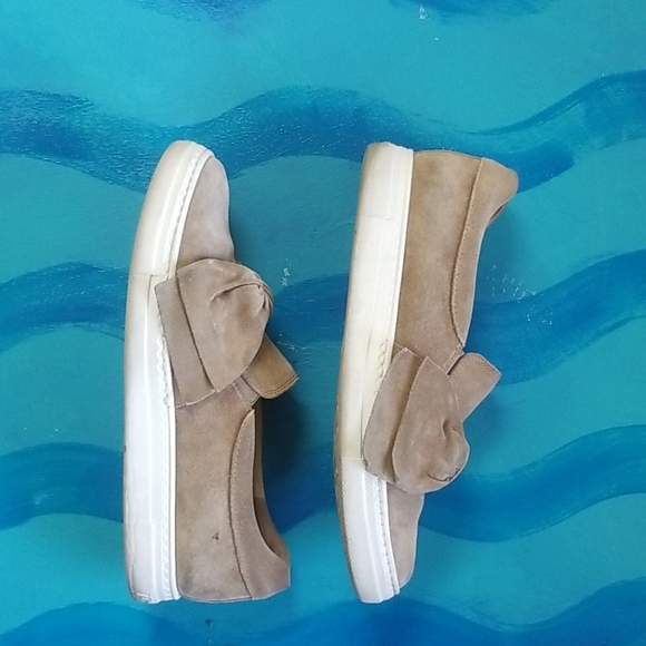 Suede Bow Slip on Sneakers - Picture 4 of 6